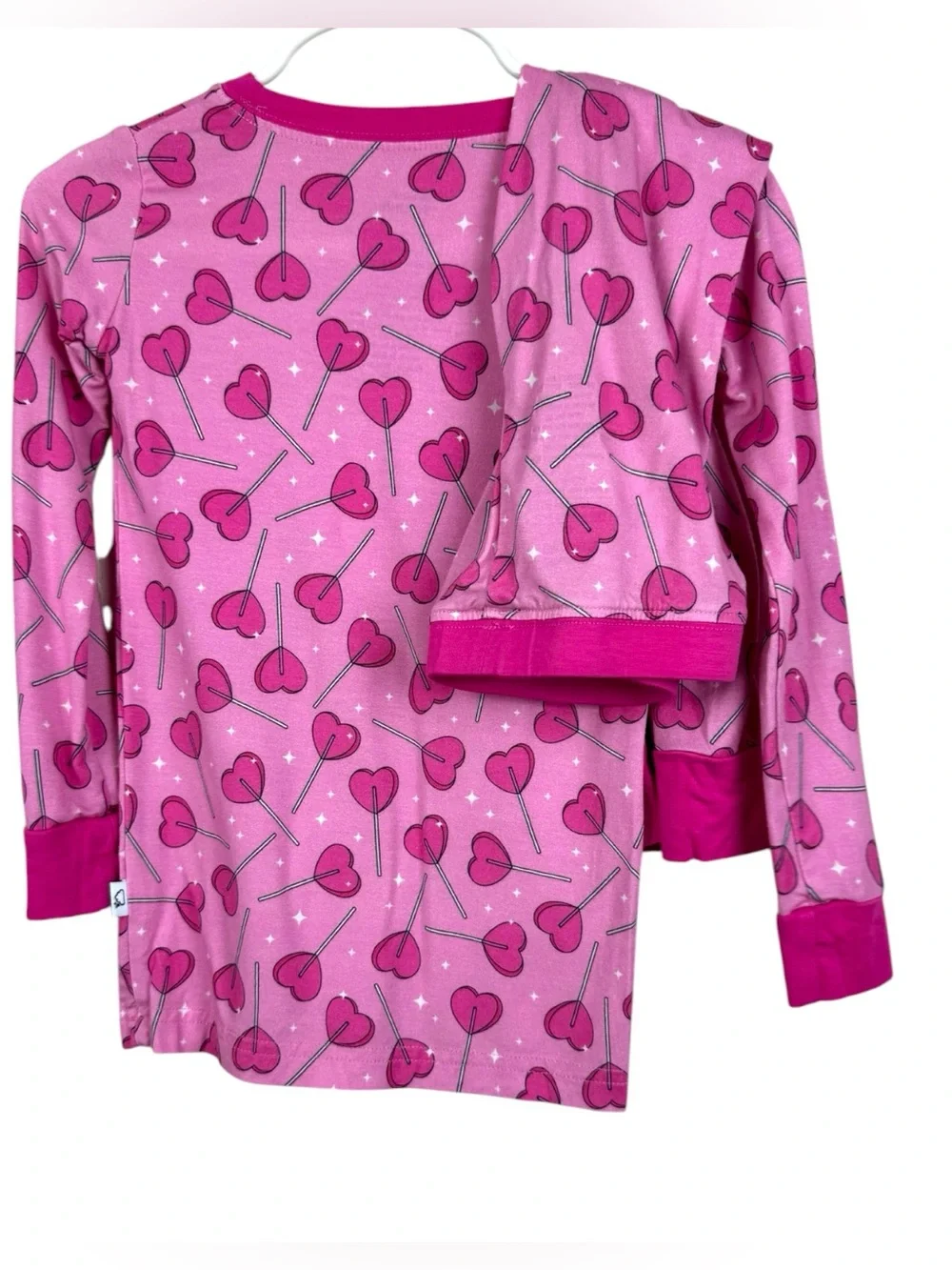 Dream Big Little Co heart pop Bamboo Pajama Set 2T